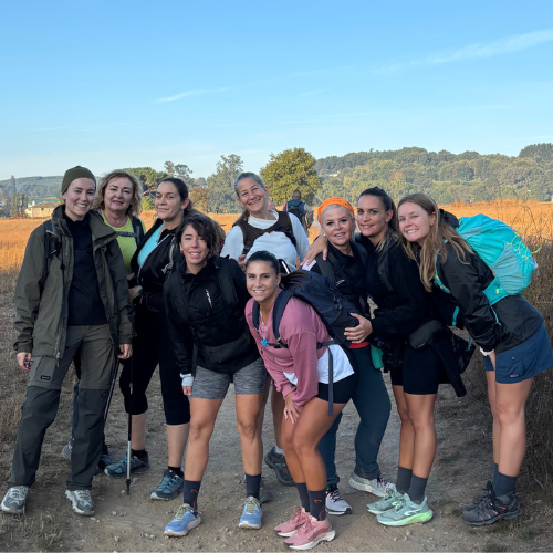 camino de santiago grupo mujeres