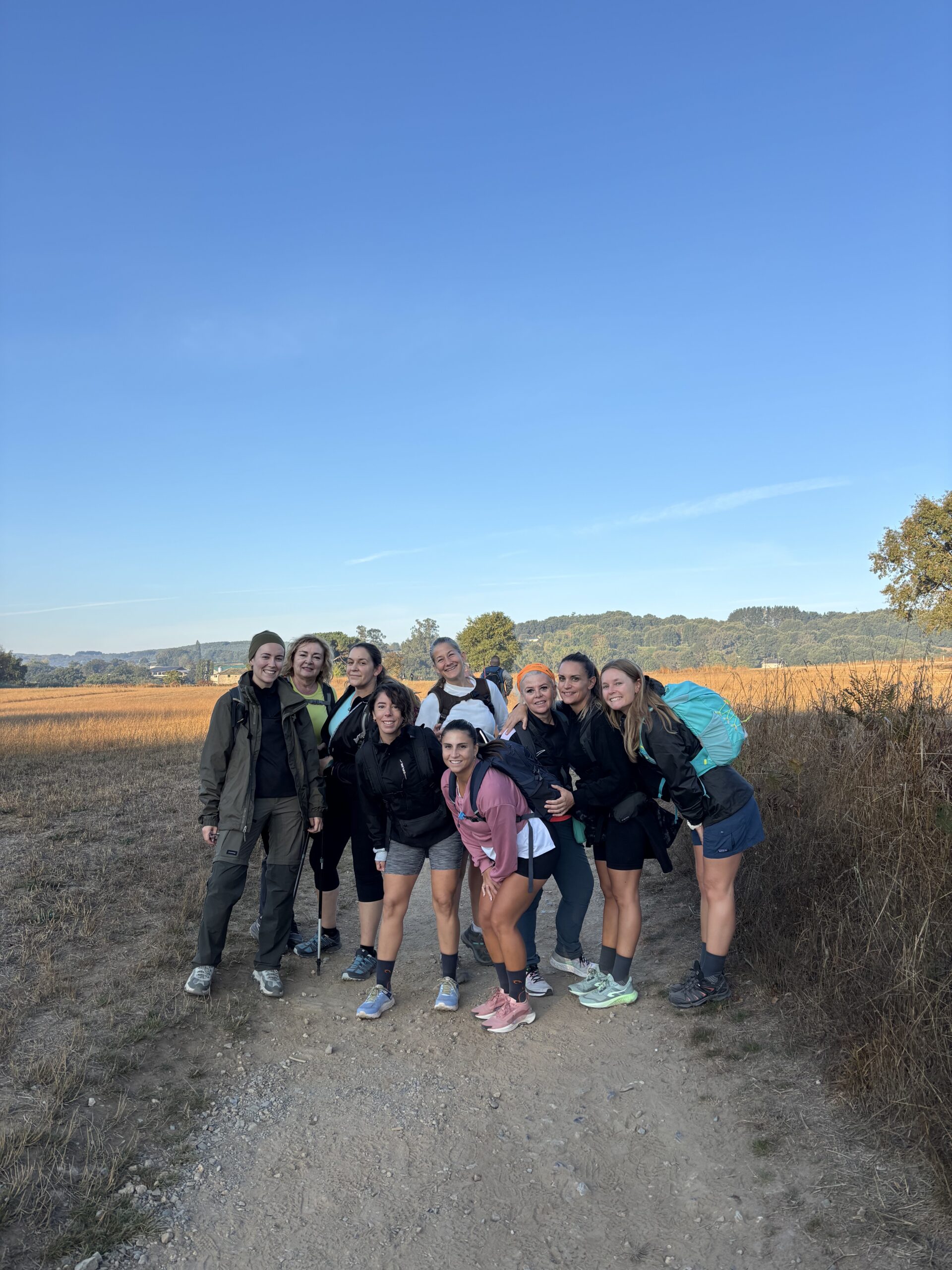 camino de santiago grupo mujeres